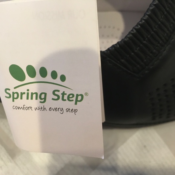 Spring step black leather shoes size 42(US: 10.5-11). - Picture 6 of 7